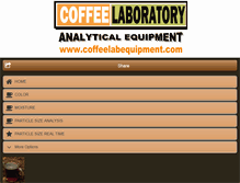 Tablet Screenshot of coffeelabequipment.com